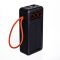 Повербанк зі швидким заряджанням та 3 шнурами 30000 mAh портативний зарядний пристрій powerbank заряджання для телефона HP-N56 (HP-N56)