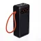 Повербанк зі швидким заряджанням та 3 шнурами 30000 mAh портативний зарядний пристрій powerbank заряджання для телефона HP-N56 (HP-N56)