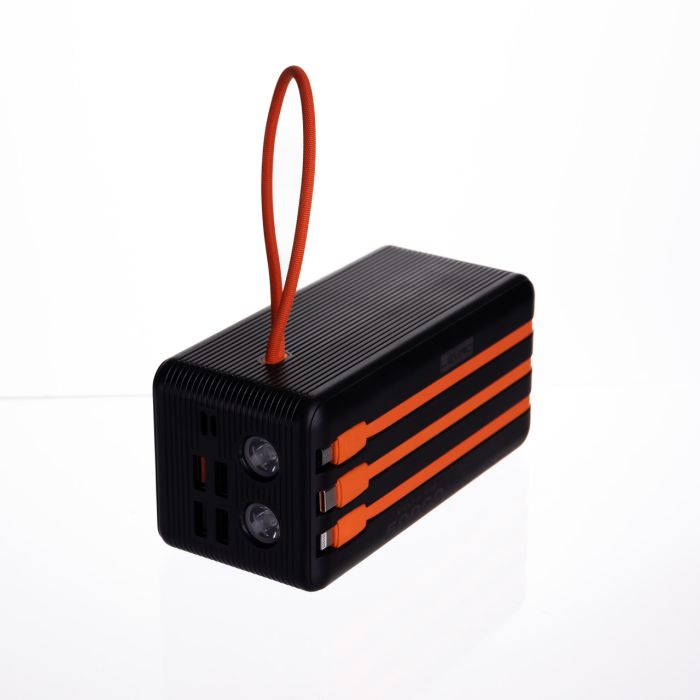 Повербанк зі швидким заряджанням та 3 шнурами 50000 mAh портативний зарядний пристрій powerbank заряджання для телефона HP-N57 (HP-N57) - изображение 4