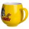 Святкова порцелянова чашка "Веселі Герої" 400 мл, Кружка дитяча із порцеляни на подарунок Жовта FM-13TJ (FM-13TJ)