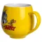 Святкова порцелянова чашка "Веселі Герої" 400 мл, Кружка дитяча із порцеляни на подарунок Жовта FM-13TJ (FM-13TJ)