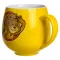 Святкова порцелянова чашка "Веселі Герої" 400 мл, Кружка дитяча із порцеляни на подарунок Жовта FM-13OK (FM-13OK)