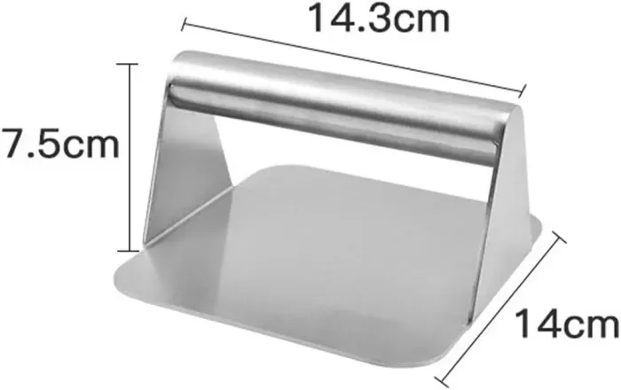 Прес для бургерів нержавіюча сталь 14*14*7 см GRILLI 777120 - зображення 1