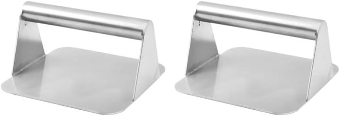 Прес для бургерів нержавіюча сталь 14*14*7 см GRILLI 777120 - изображение 2