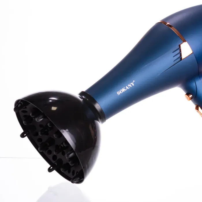 Професійний фен для волосся з насадками концентратор і дифузор 2400 Вт Sokany SK-14001 (SK-14001) - изображение 7