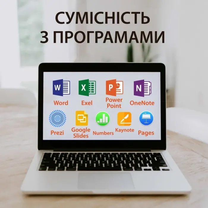 Пульт для презентацій зі USB лазерна указка на 100 м клікер презентер на 10м R2 (UR147B) - зображення 17