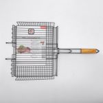 Решітка для грилю та барбекю глибока 38х26 см BQ-10 (BQ-10)