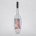 Решітка-гриль для риби з нержавіючої сталі 37х15 см BQ-11 (BQ-11)