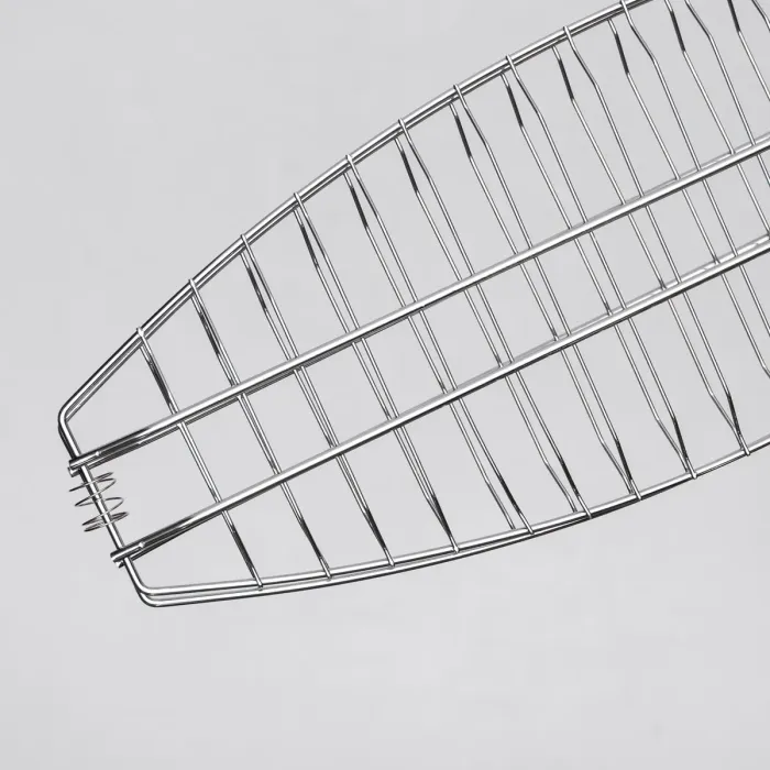 Решітка-гриль для риби з нержавіючої сталі 37х15 см BQ-11 (BQ-11) - изображение 3
