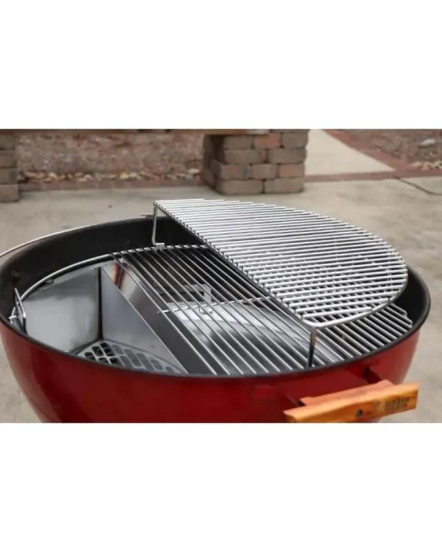 Решітка другий рівень нерж. 54см Slow and Sear Elevated Cooking Grate SnS ACC-ECG - зображення 8