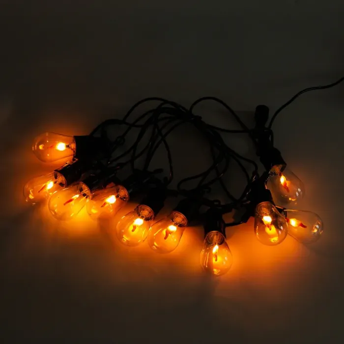 Ретро гірлянда вулична 10 LED лампочок 5 метрів А60 (S141) - зображення 3