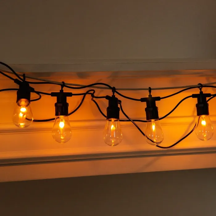 Ретро гірлянда вулична 10 LED лампочок 5 метрів А60 (S141) - зображення 5