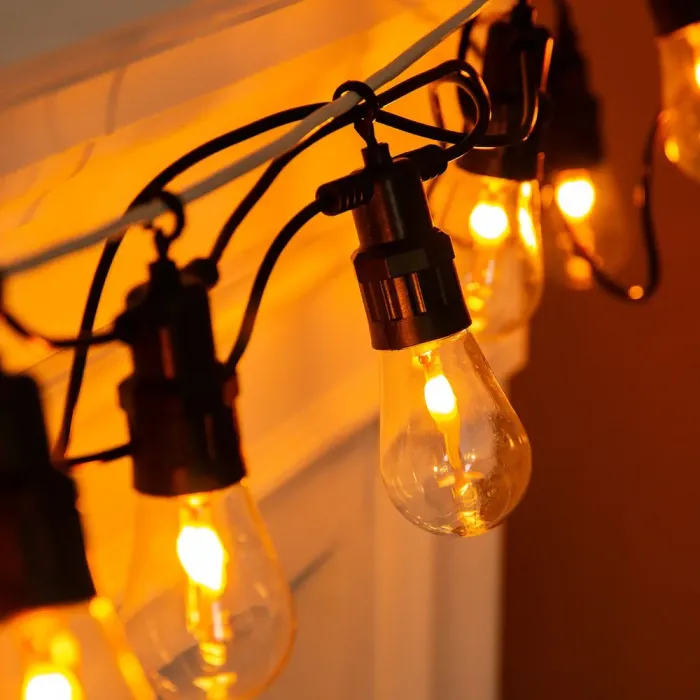 Ретро гірлянда вулична 10 LED лампочок 5 метрів А60 (S141) - зображення 6
