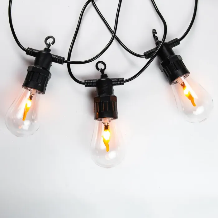 Ретро гірлянда вулична 10 LED лампочок 5 метрів А60 (S141) - зображення 9