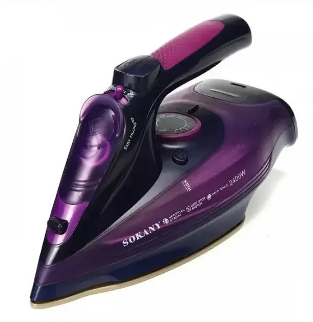 Праска бездротова для одягу SOKANY професійна парова 2400 Вт (HP-UR-2) - зображення 2