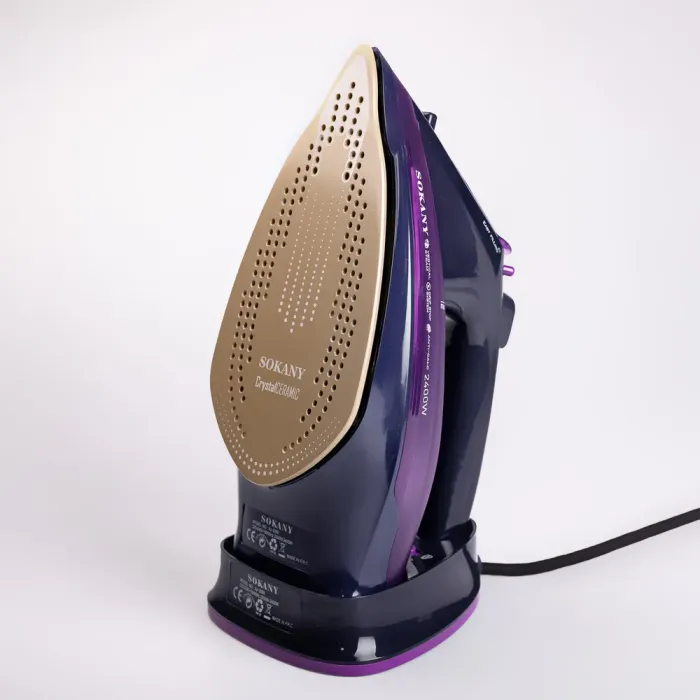 Праска бездротова для одягу SOKANY професійна парова 2400 Вт (HP-UR-2) - зображення 3