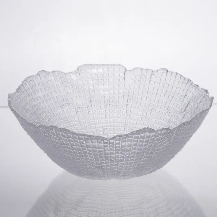 Салатниця велика скляна прозора 1 літр кругла 64486-49 (64486-49) - зображення 1