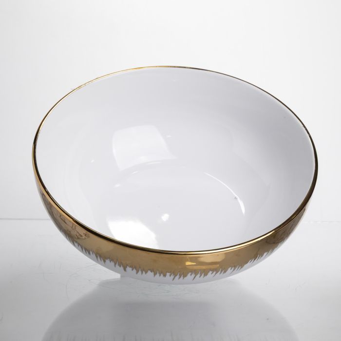 Салатниця порцелянова Golden Eye 26 см Yiwu DD26-31 (DD26-31) - изображение 3