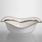 Салатниця порцелянова Sofia Gold 31 см Yiwu AP-23-1 (AP-23-1)