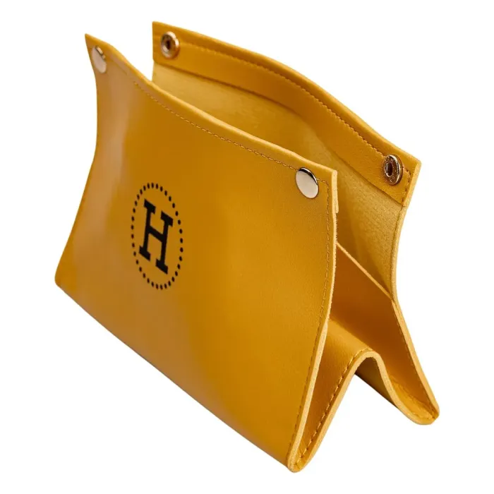 Салфетка автомобильная из эко кожи 207.511.5 см органайзер для салфеток, Желтый (HP-3-213Y) - изображение 4