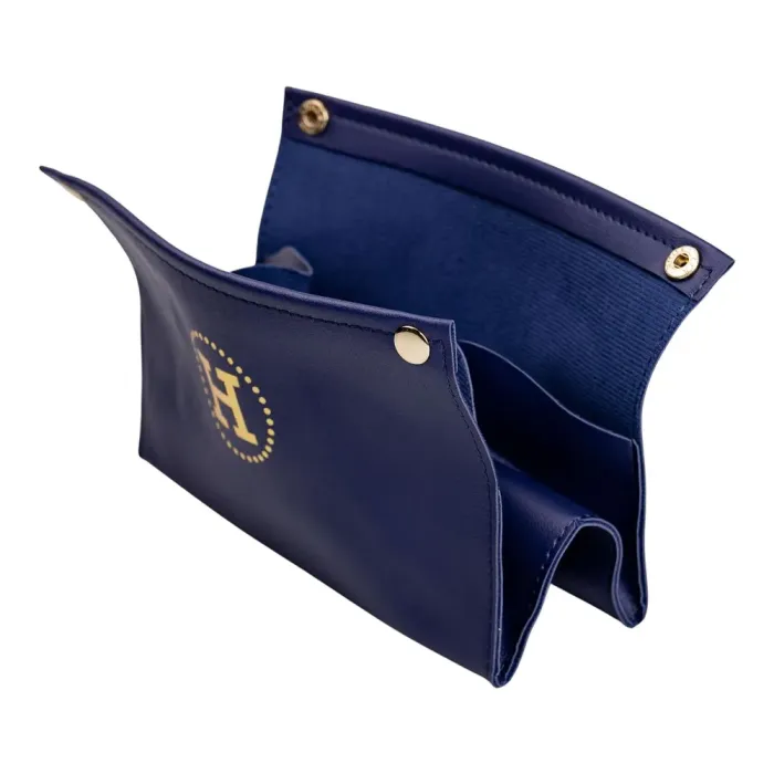 Салфетка автомобильная из эко кожи 20х7.5х11.5 см органайзер для салфеток, Синий (HP-3-213BL) - изображение 5