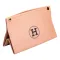 Серветниця з еко шкіри 20×7.5×11.5 см для серветок на кнопках Рожевий HP-3-213P (HP-3-213P)