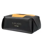 Серветниця автомобільна 21х12х8 см контейнер для серветок, Чорний (HP-3-210B)