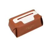 Серветниця автомобільна 21х12х8 см контейнер для серветок, Коричневий (HP-3-210BR)