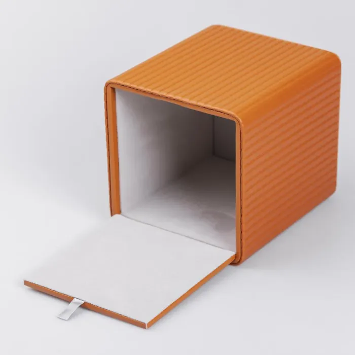 Салфетка из экокожи квадратная 13х13х14.5 см органайзер для салфеток на стол, Коричневый (HP-3-201BR) - изображение 4