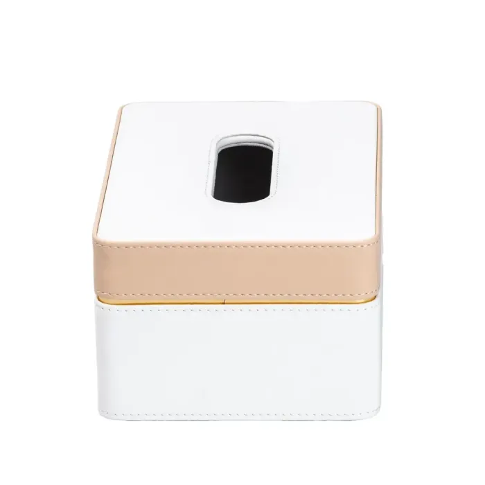 Салфетка из экокожи прямоугольная 21.5х14х9 см органайзер для салфеток на стол (HP-3-209) - изображение 3