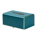 Серветниця Lugi прямоугольная 21х13.5х9.5 см для бумажных полотенец, органайзер настольный пластиковый держатель (HP9801GR)