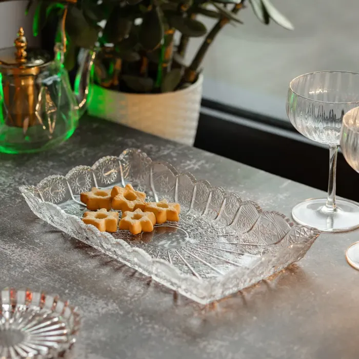 Блюдо для закусок Lirmartur скляне 28,6*16,5*3 см HP-YH-26 (HP-YH-26) - изображение 6