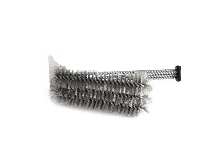 Щетка для гриля трехрядная 2в1 (щетка+скребок) GRILLI 777455 - изображение 3