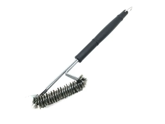 Щетка для гриля трехрядная 2в1 (щетка+скребок) GRILLI 777455 - изображение 5