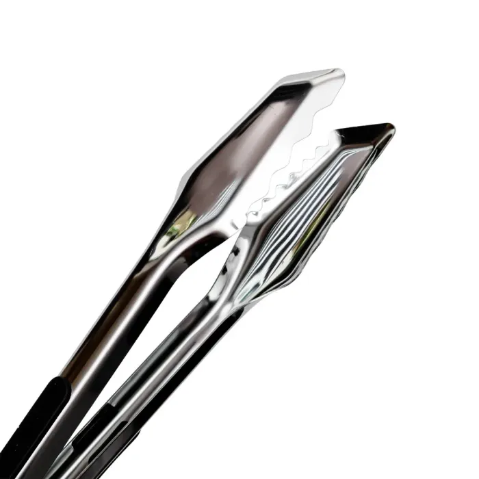 Щипці кухонні металеві 34×4.5 (см) кулінарні щипці для м'яса, риби, гриля кухарські щипці HP-8-66 (HP-8-66) - изображение 2