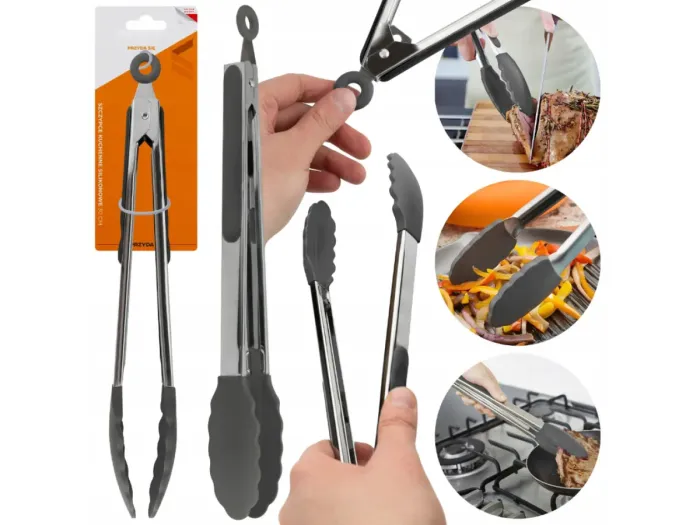 Щипці силіконові 28,5 см GRILLI 777641 - зображення 5