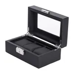 Скринька для наручного годинника 19×11.5×8 см дерев'яна на 3 відсіки (HP-5-7)