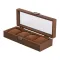 Скринька для наручних годинників 31×12×7.5 см дерев'яна на 4 відсіка (HP-5-13)