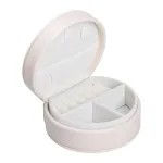 Скринька для прикрас з еко шкіри 10×9×4.5 см ​​органайзер для ювелірних виробів (HP-5-31BE)