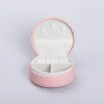 Скринька для прикрас з еко шкіри 10×9×4.5 см ​​органайзер для ювелірних виробів (HP-5-31P)