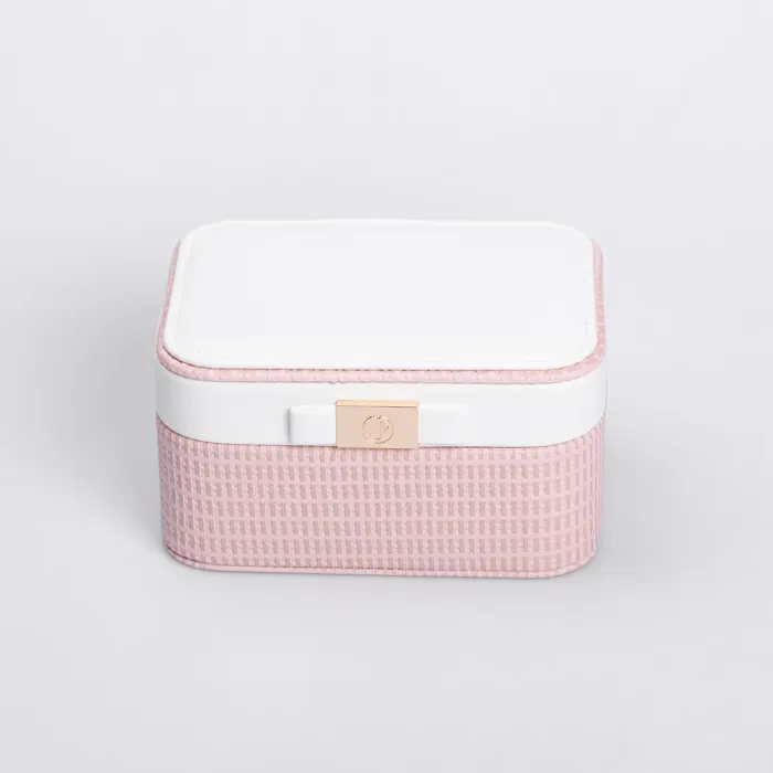 Скринька для прикрас з еко шкіри 15.5×11.5×8.5 ​​органайзер для ювелірних виробів (HP-5-37P) - изображение 2