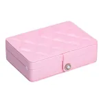 Скринька для прикрас з еко шкіри 16×11×4.7 см органайзер для ювелірних виробів (HP-5-30P)