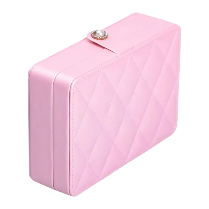 Скринька для прикрас з еко шкіри 16×11×4.7 см органайзер для ювелірних виробів (HP-5-30P) - изображение 5