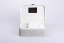 Скринька для прикрас із еко шкіри 24.5×17×10 органайзер для ювелірних виробів (HP-5-38)