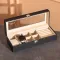 Скринька для прикрас із еко шкіри 31×11×8 см органайзер для ювелірних виробів (HP-5-5B)