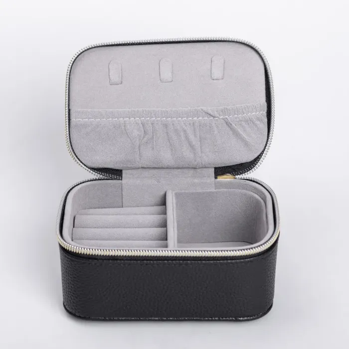 Скринька для прикрас з еко шкіри на блискавці міні органайзер для ювелірних виробів (HP-5-26B) - изображение 4