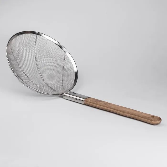 Шумовка "паук" с деревянной ручкой 28 см для фритюра и Вок (HP-19-19-28CM) - изображение 4