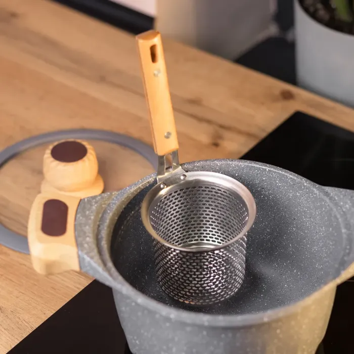 Сито из нержавеющей стали для фритюра и варки 10х8 см (HP-19-25) - изображение 6