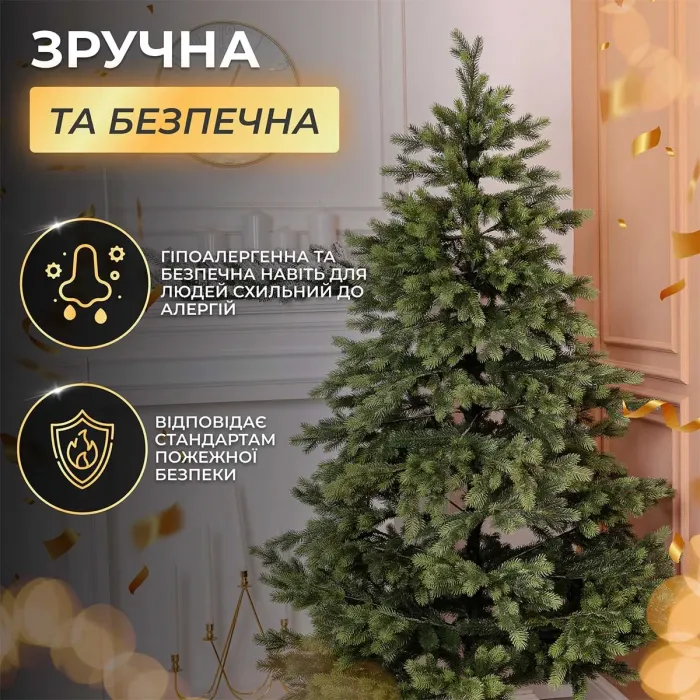 Ялинка штучна 1.8 м Яремчанська (SK-JARCT18) - зображення 9