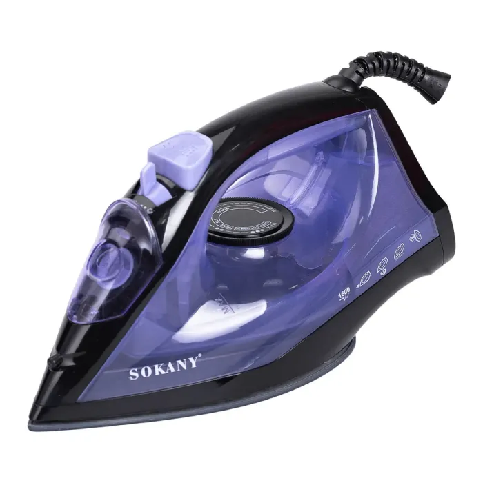 Ручна парова праска 1600 Вт з керамічним покриттям для одягу SK-11004 (SK-11004) - зображення 3